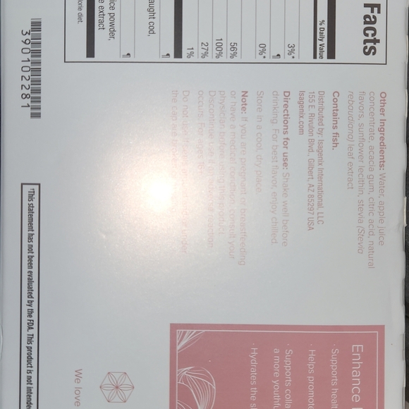 Isagenix Collagen Elixir Marine Collagen 1.69 fl oz - Picture 3 of 3